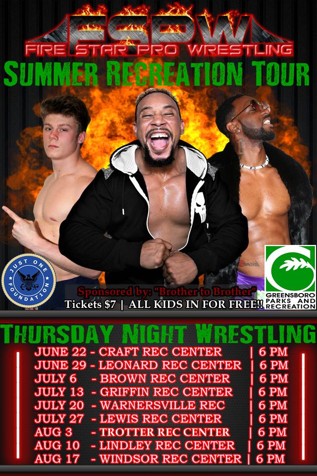 FSPW Fire Star Pro Wrestling Greensboro, North Carolina